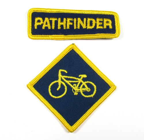 Bicycle adventure patch set - bicycle,