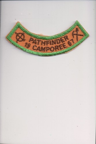 1967 pathfinder camporee patch - pathfinder,